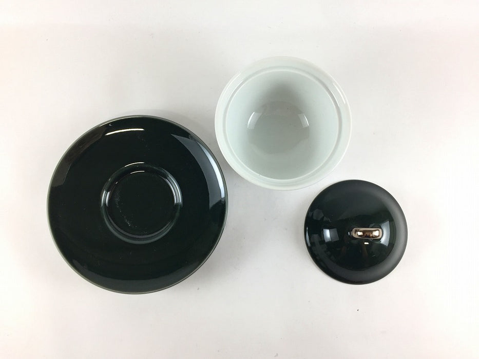 【SALE】小蓋物セット(深紺)　9cm　有田焼【訳あり】