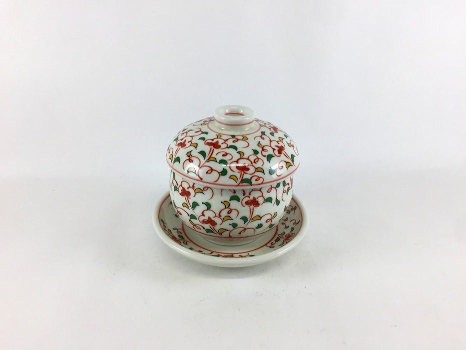 【SALE】小花蒸し碗セット　8cm　有田焼【訳あり】
