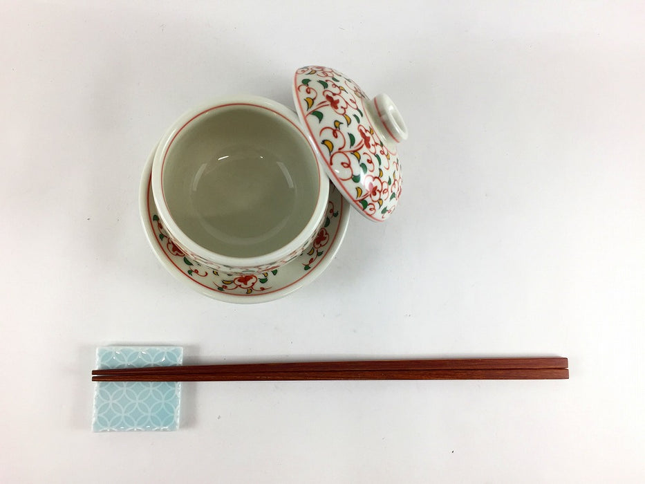 【SALE】小花蒸し碗セット　8cm　有田焼【訳あり】