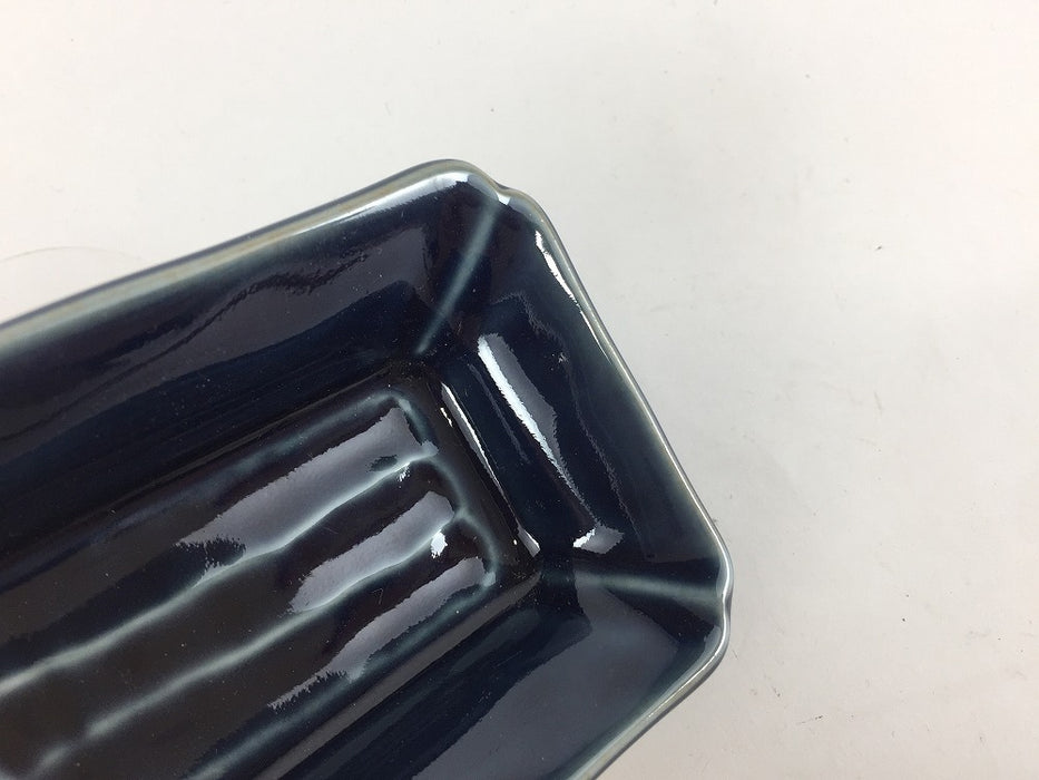 【SALE】木甲チョコ　(紺)　9cm　有田焼【訳あり】