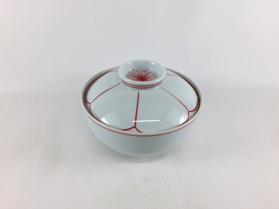 【SALE】旬/花紋110蓋物　11cm　波佐見焼【訳あり】