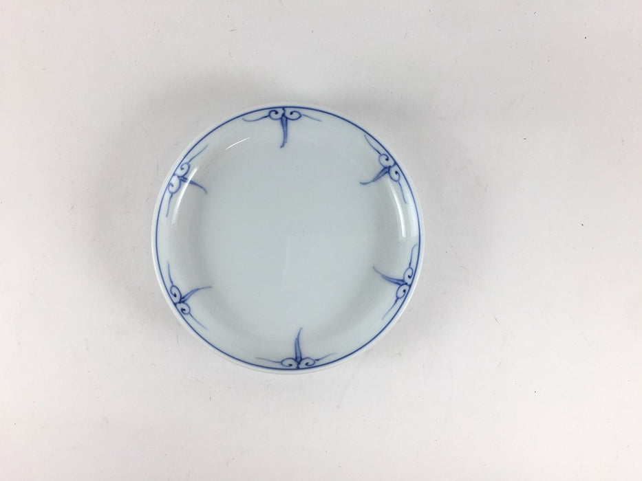 【SALE】90渕立小皿　青瓔珞　9cm　波佐見焼【訳あり】