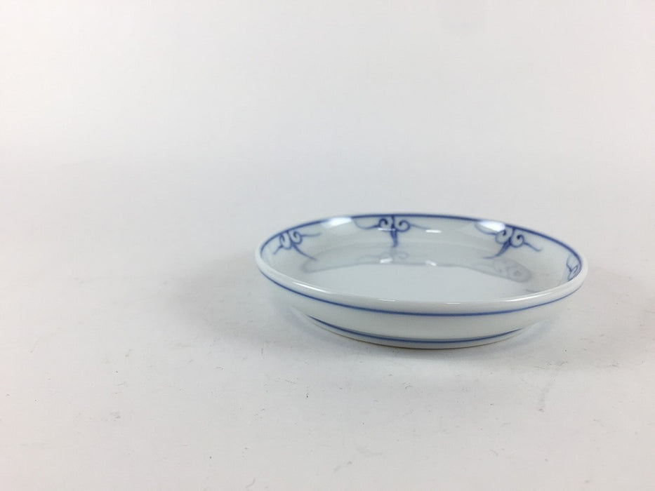 【SALE】90渕立小皿　青瓔珞　9cm　波佐見焼【訳あり】