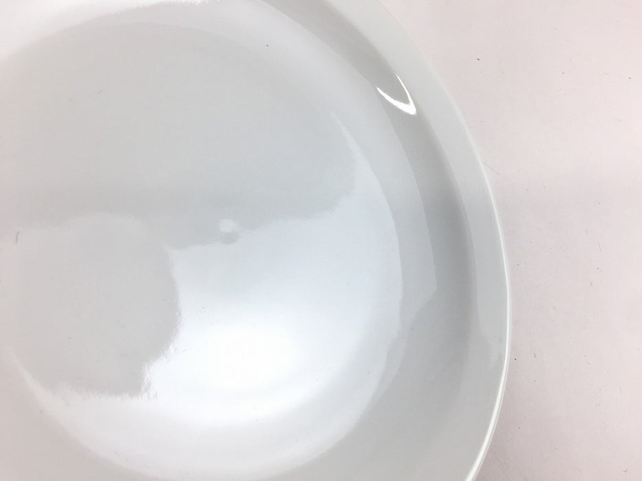 【SALE】白磁リム5寸皿　15.5cm　波佐見焼【訳あり】