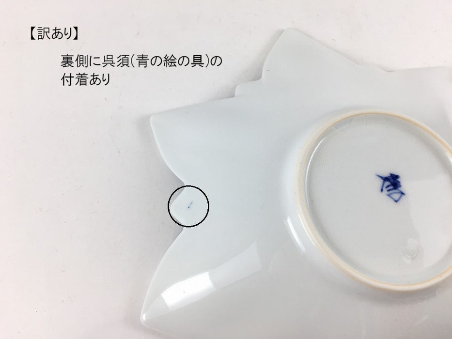 【SALE】呉須線紋　ロータスレイヤープレート(S)　16cm　有田焼【訳あり】