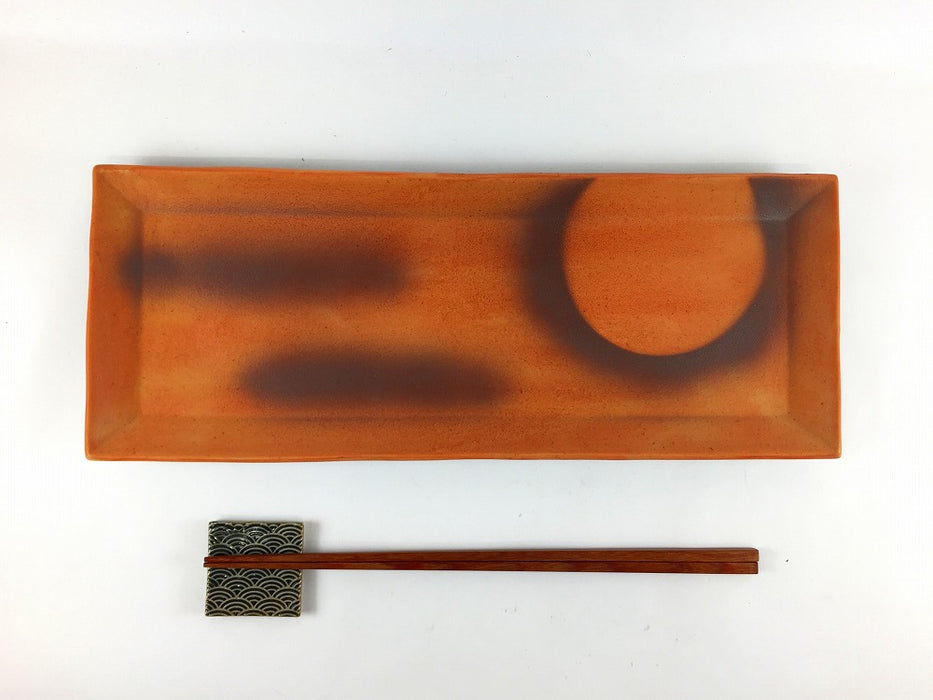 【SALE】31長皿(備前丸紋)　31cm　有田焼【訳あり】