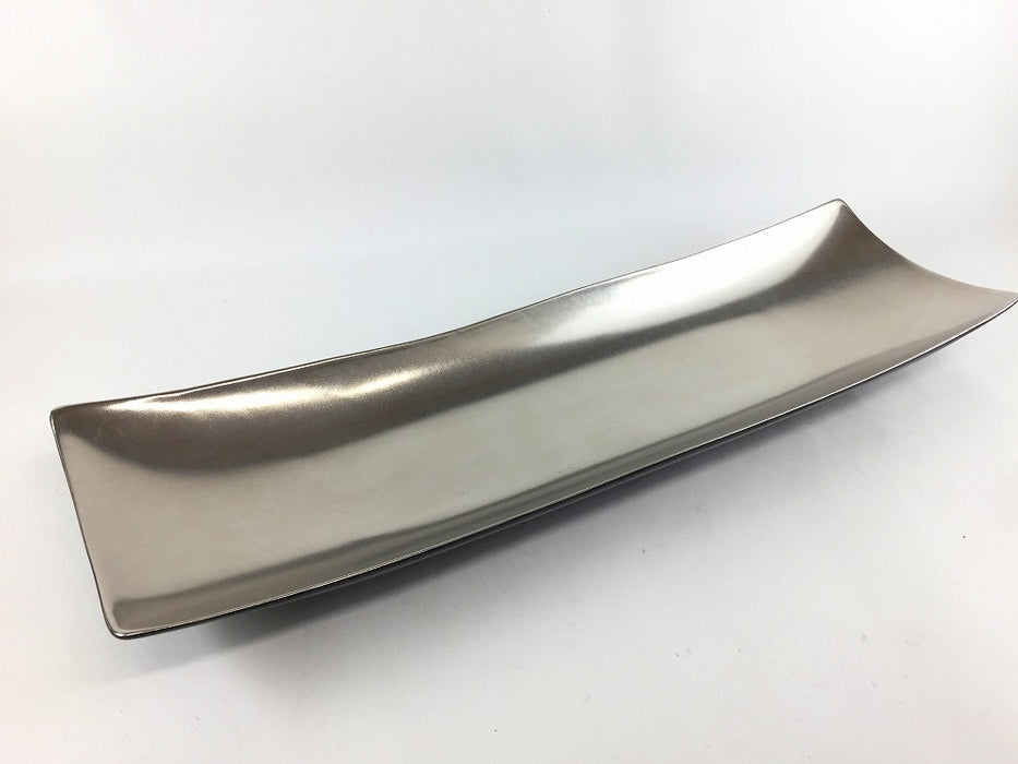 【SALE】37cm反長皿　黒内本銀　37cm　有田焼【訳あり】