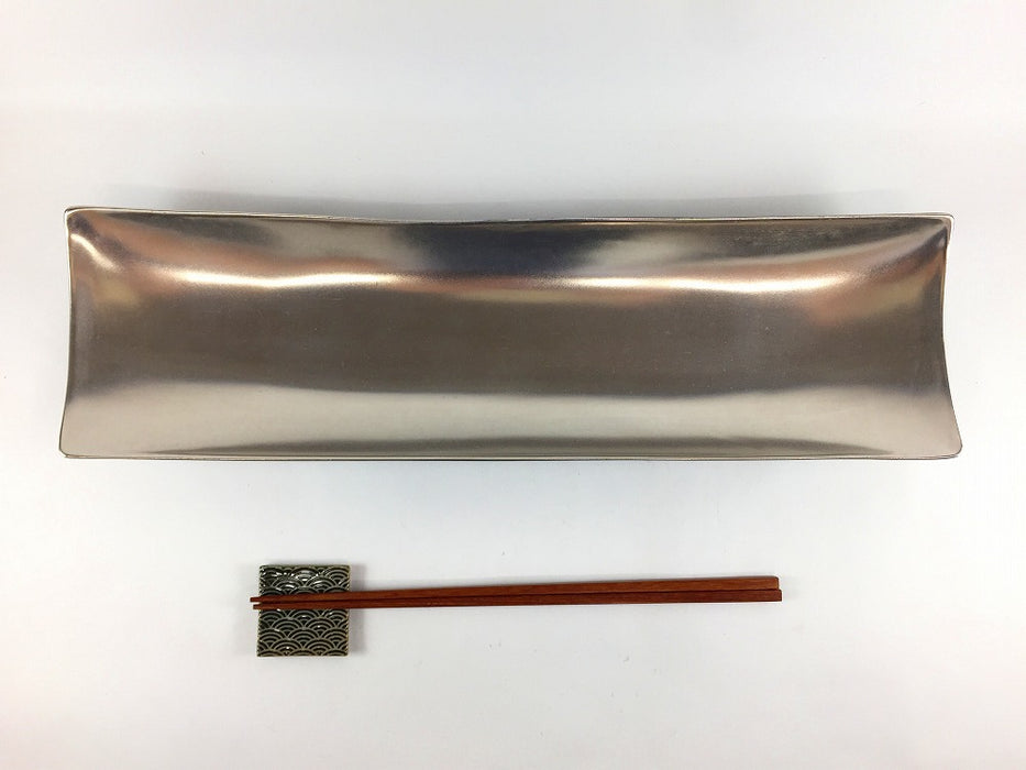 【SALE】37cm反長皿　黒内本銀　37cm　有田焼【訳あり】