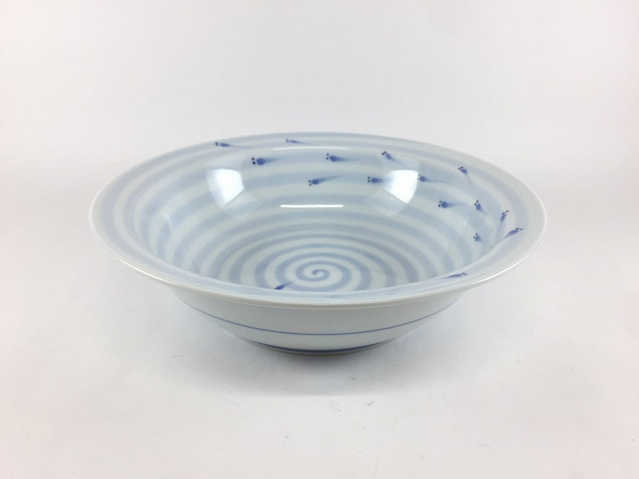 【SALE】渦めだか　リム鉢　21.5cm　波佐見焼 【訳あり】