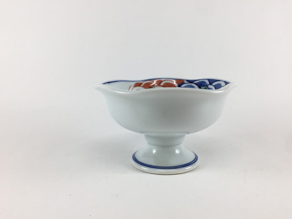 【SALE】青海波葉散し　花高小鉢　12cm　有田焼【訳あり】