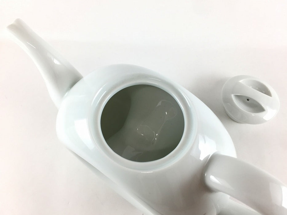 【SALE】730ccリングハートポット(白)　21.5cm　波佐見焼【訳あり】