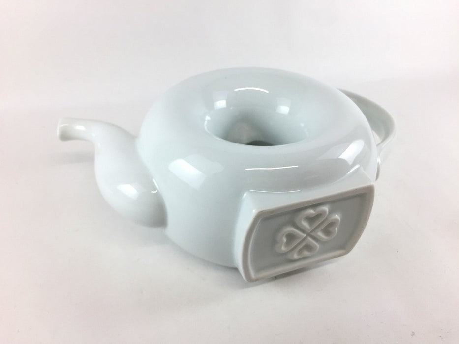 【SALE】730ccリングハートポット(白)　21.5cm　波佐見焼【訳あり】