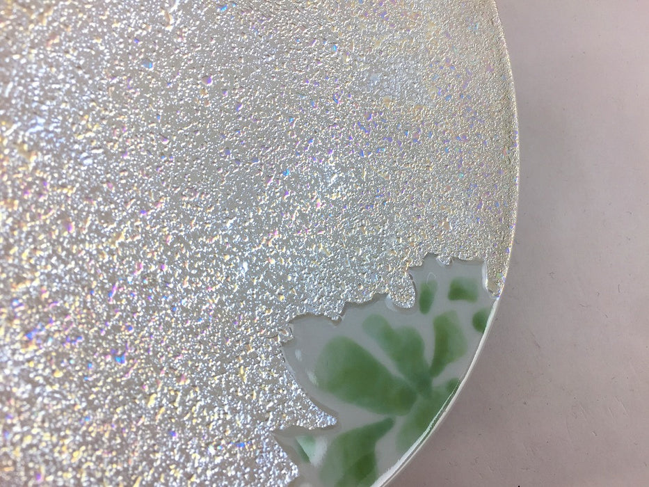 【SALE】高皿(南蛮若草)　16.5cm　有田焼【訳あり】