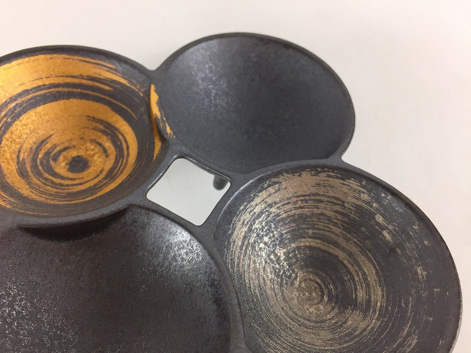 【SALE】四品珍味(金銀カスリ)　11cm　有田焼【訳あり】