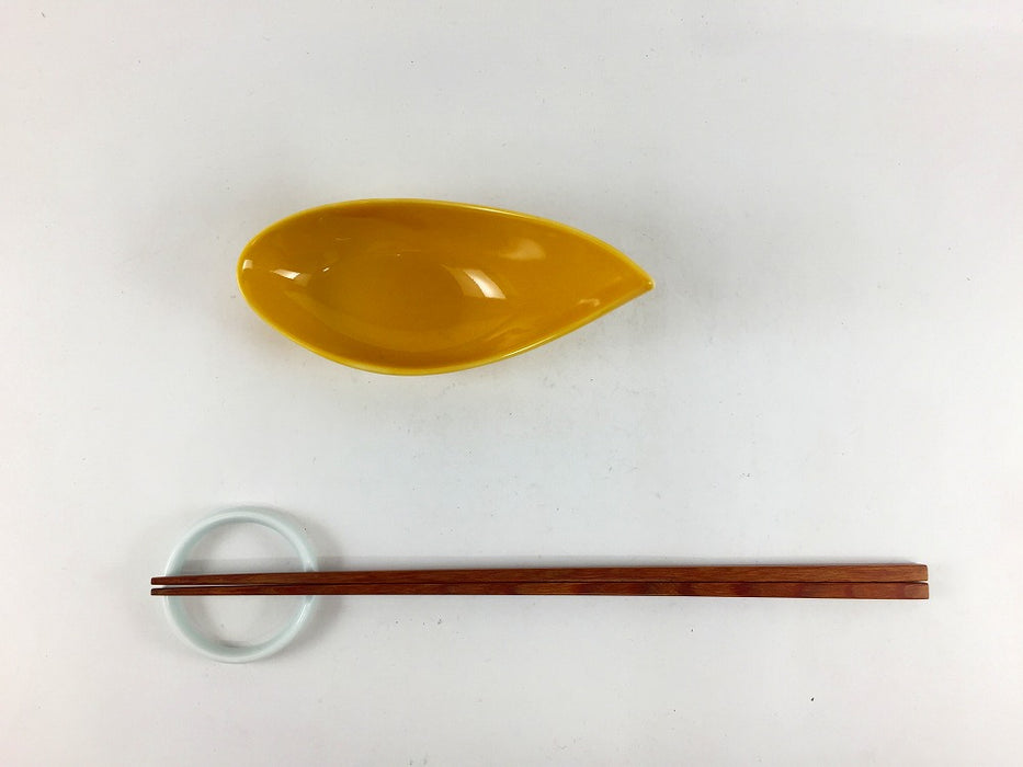 【SALE】花弁小付　黄　5cm　有田焼【訳あり】