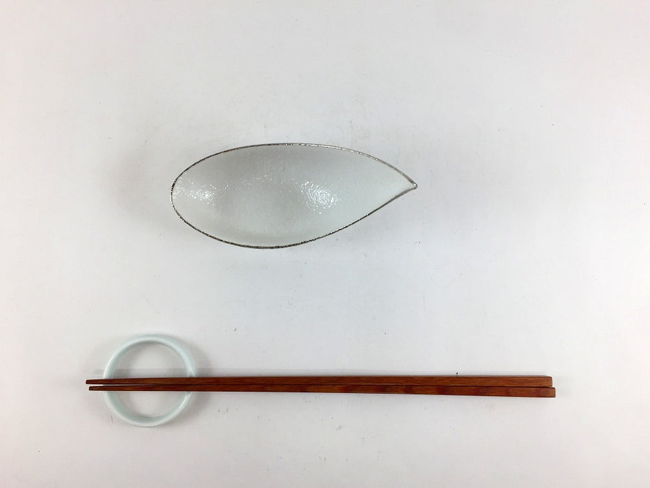 【SALE】花弁小付　スノープラチナ　5cm　有田焼【訳あり】