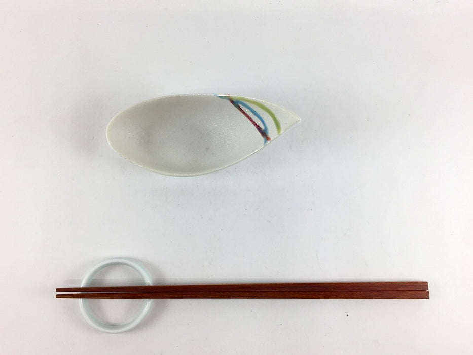 【SALE】花弁小付　三色流　5cm　有田焼【訳あり】