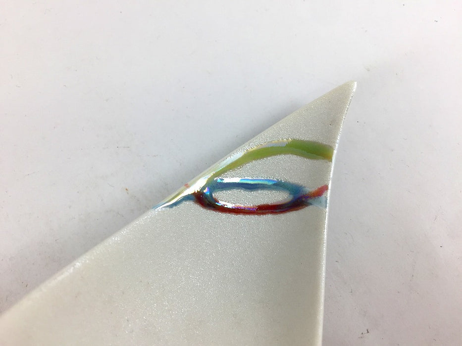 【SALE】花弁小付　三色流　5cm　有田焼【訳あり】