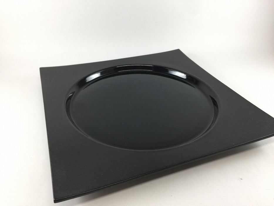 【SALE】SP黒角27.5プレート　27.5cm　美濃焼【訳あり】