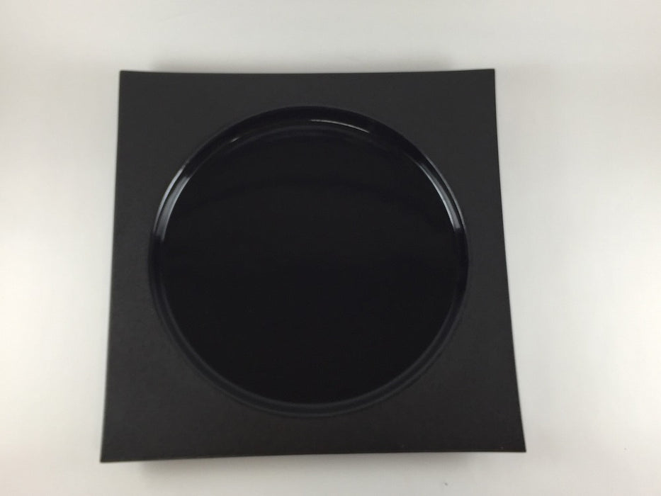 【SALE】SP黒角27.5プレート　27.5cm　美濃焼【訳あり】