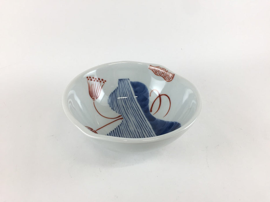 【SALE】染錦ひさご小鉢　11.5cm　波佐見焼 【訳あり】