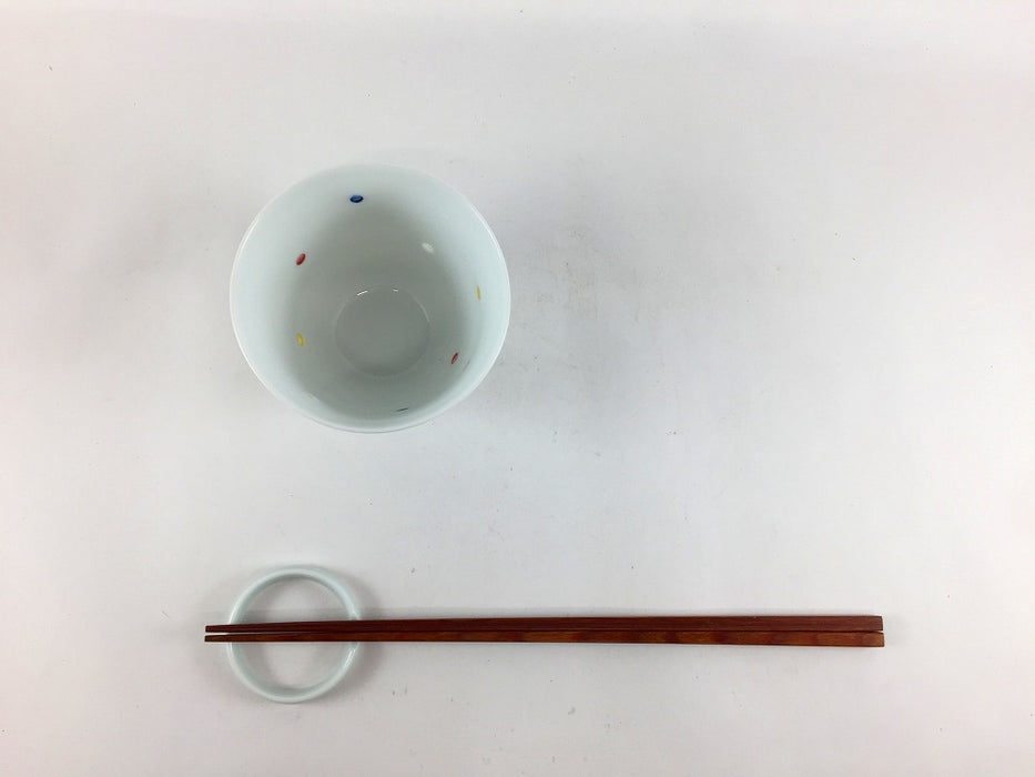 【SALE】Uカップ180cc　色玉　8cm　波佐見焼【訳あり】