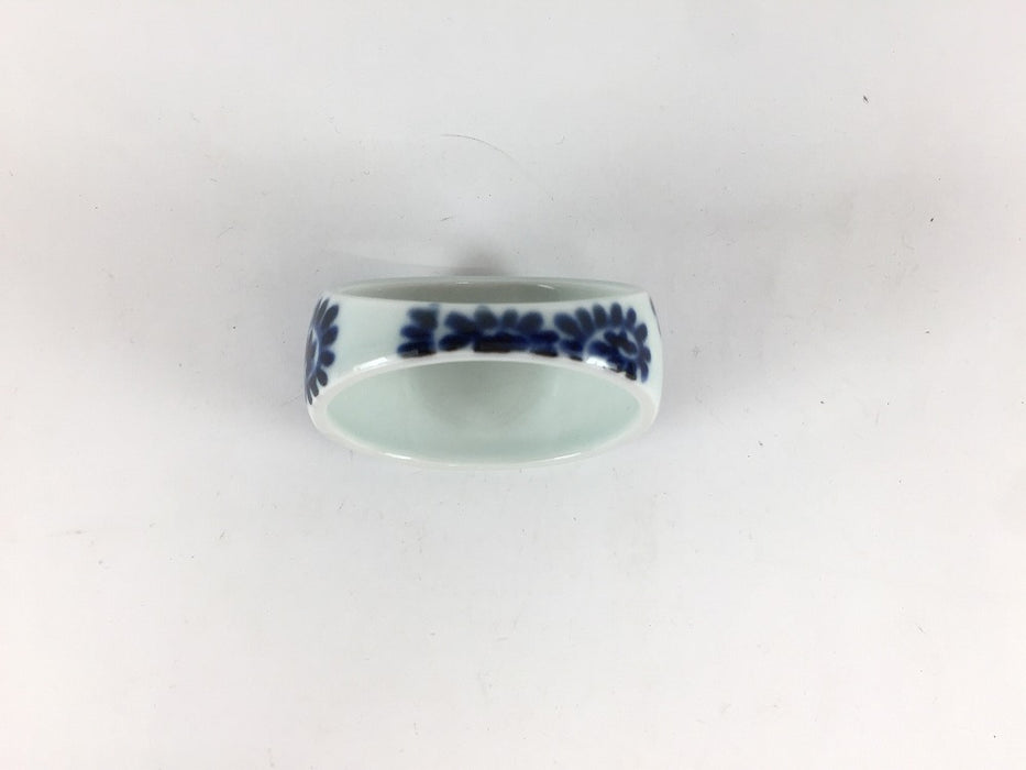【SALE】月の輪小付　染蛸唐草　6.5cm　有田焼【訳あり】
