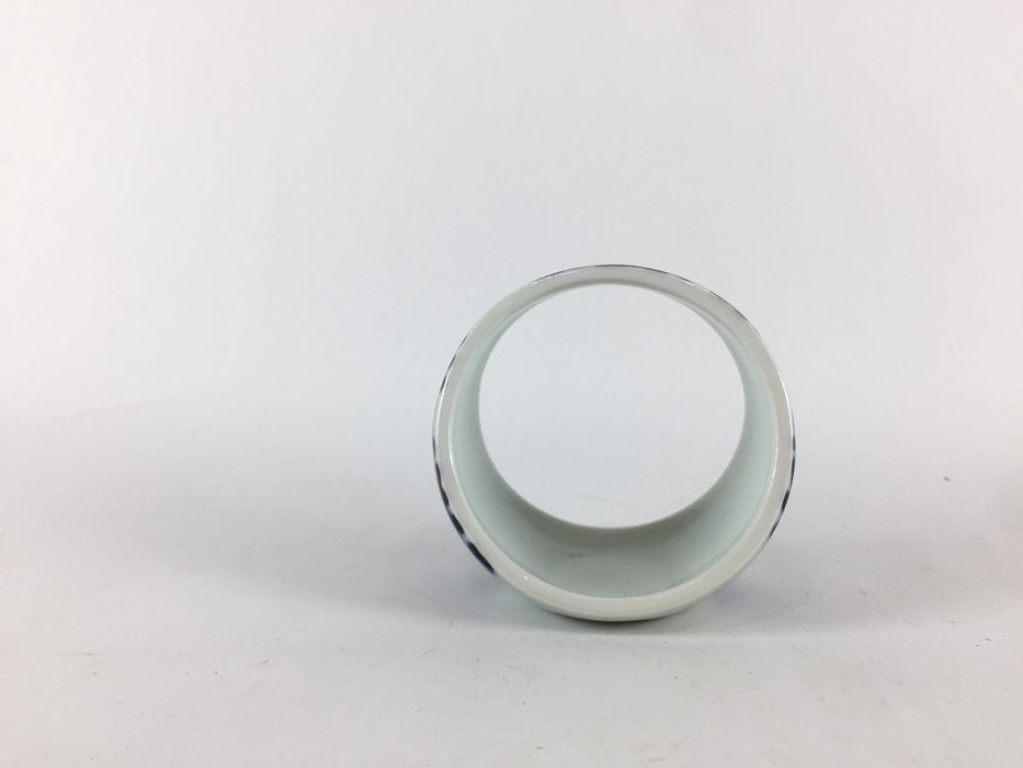 【SALE】月の輪小付　染蛸唐草　6.5cm　有田焼【訳あり】