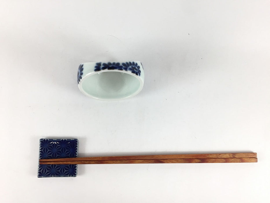 【SALE】月の輪小付　染蛸唐草　6.5cm　有田焼【訳あり】