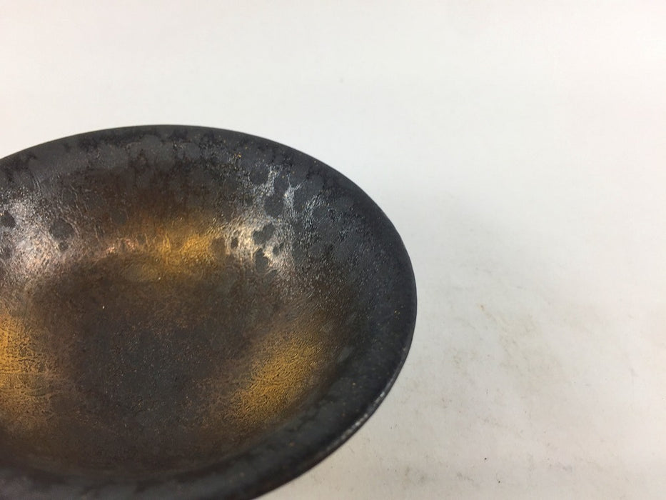 【SALE】晶金吹　深豆皿　8.5cm　有田焼【訳あり】