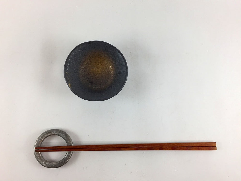 【SALE】晶金吹　布目小付　8cm　有田焼【訳あり】