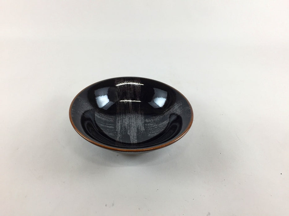 【SALE】天目十字　豆皿　9cm　有田焼【訳あり】