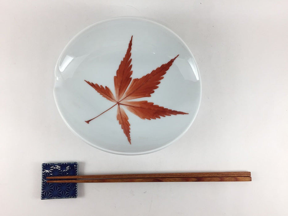 【SALE】大紅葉　17cm片口皿　有田焼【訳あり】