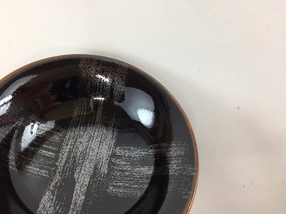 【SALE】天目十字　豆皿　9cm　有田焼【訳あり】