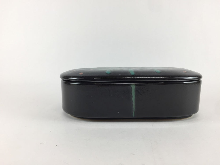 【SALE】天目緑抜弁当箱　18cm　有田焼【訳あり】