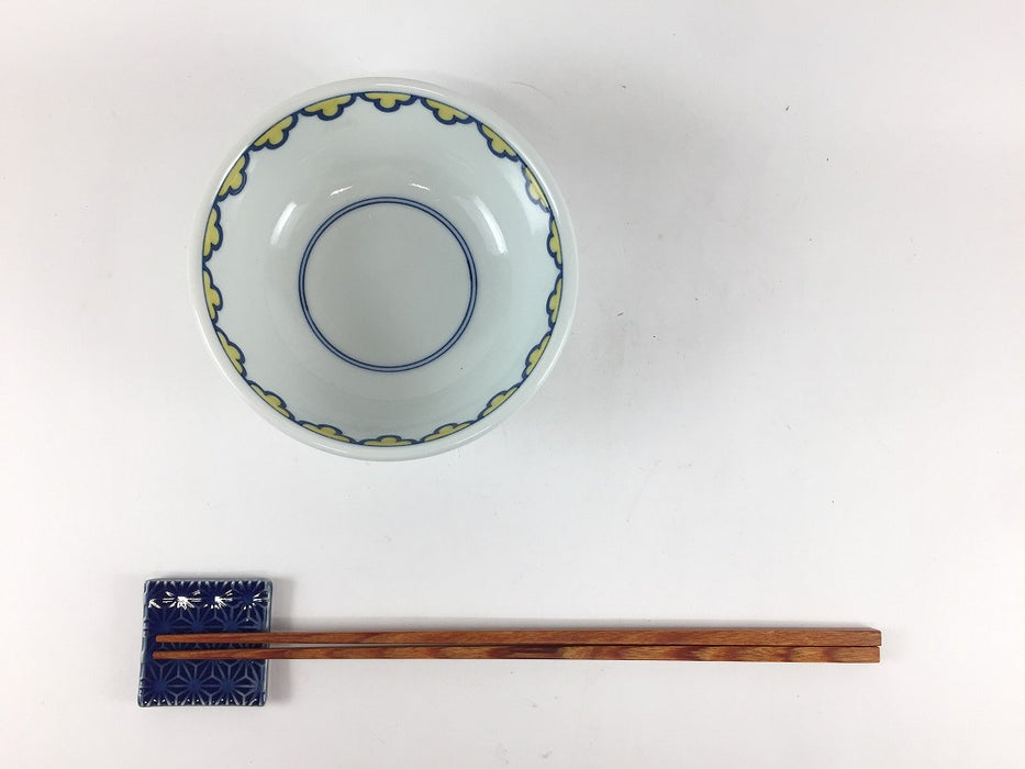 【SALE】黄花地紋　10cmトンスイ　有田焼【訳あり】