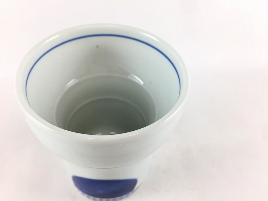 【SALE】染丸呉須焼酎コップ　260cc　波佐見焼【訳あり】