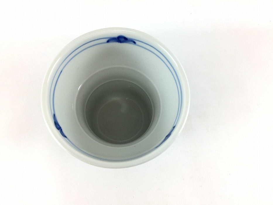 【SALE】古代唐草(青)焼酎コップ　260cc　波佐見焼【訳あり】