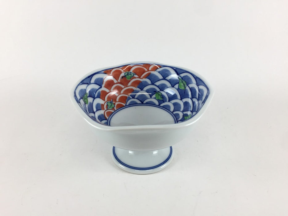 【SALE】青海葉チラシ高小鉢　10cm　有田焼【訳あり】