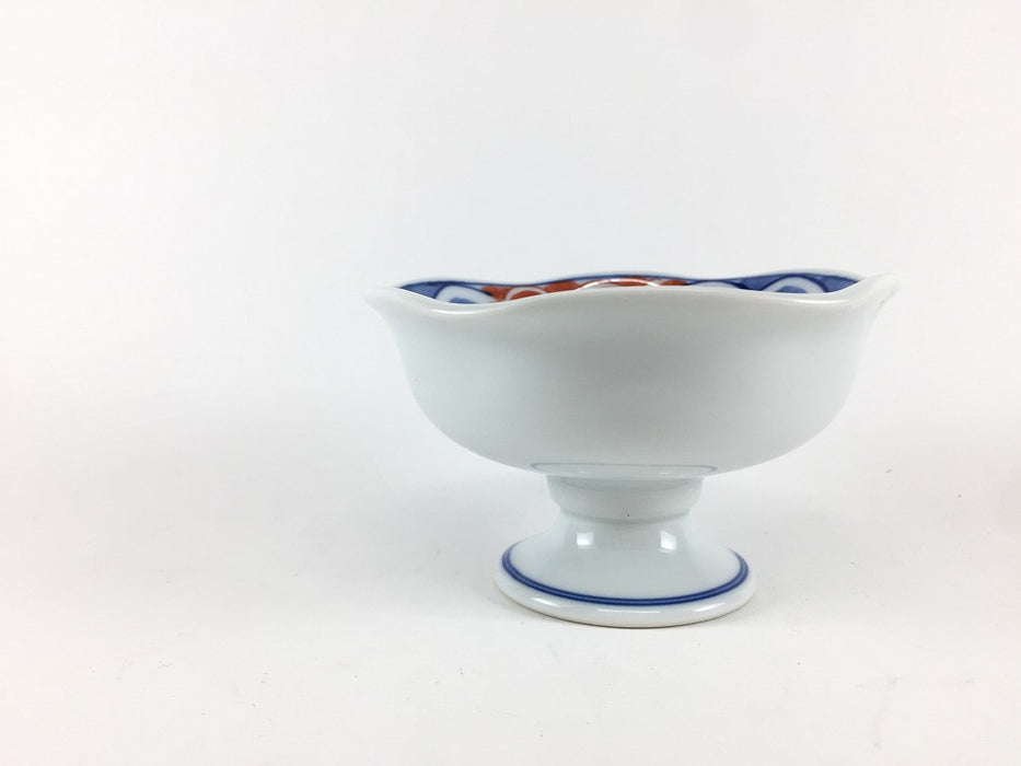 【SALE】青海葉チラシ高小鉢　10cm　有田焼【訳あり】