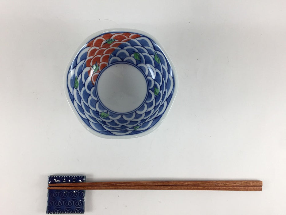 【SALE】青海葉チラシ高小鉢　10cm　有田焼【訳あり】