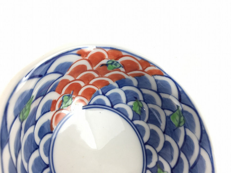 【SALE】青海葉チラシ高小鉢　10cm　有田焼【訳あり】