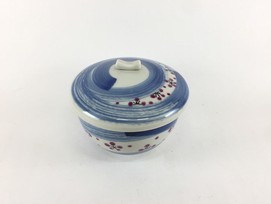 【SALE】呉須刷毛赤梅4寸飯器　8cm　有田焼【訳あり】