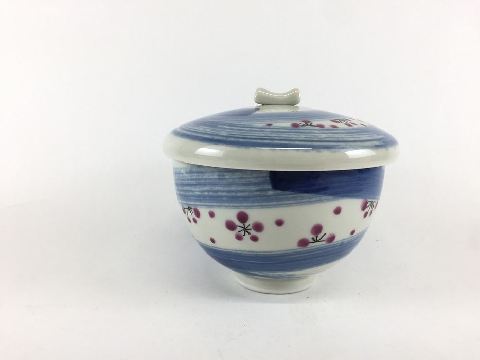 【SALE】呉須刷毛赤梅4寸飯器　8cm　有田焼【訳あり】