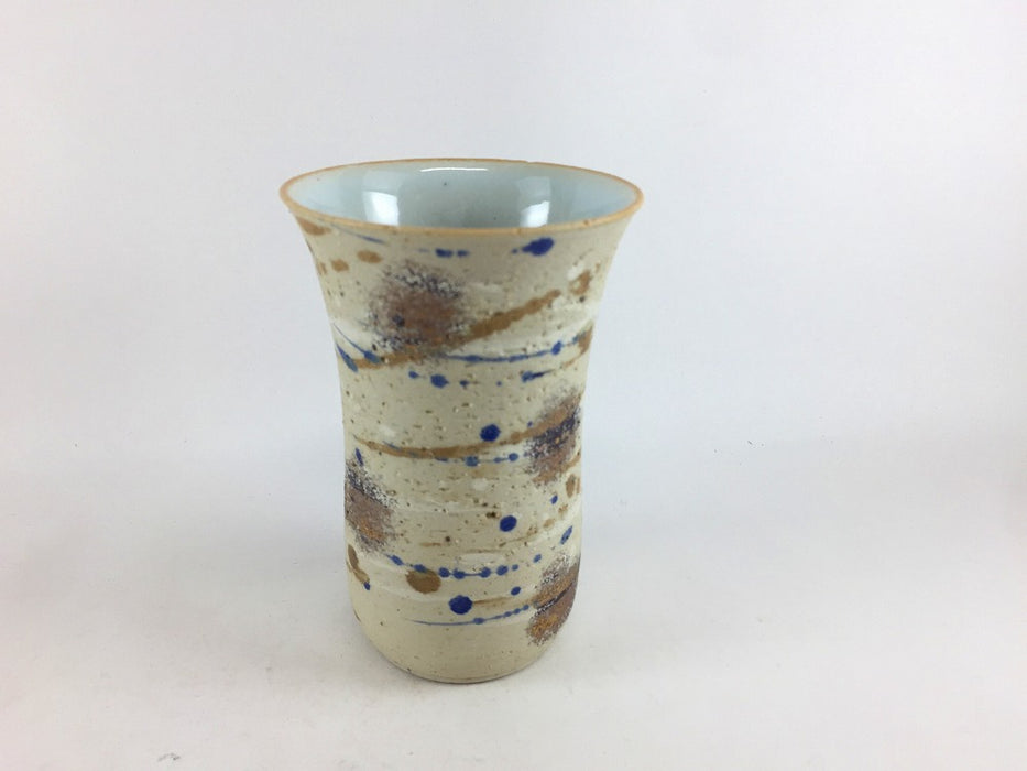 【SALE】ビアカップ(小)　ルリ白とばし　250cc　有田焼【訳あり】