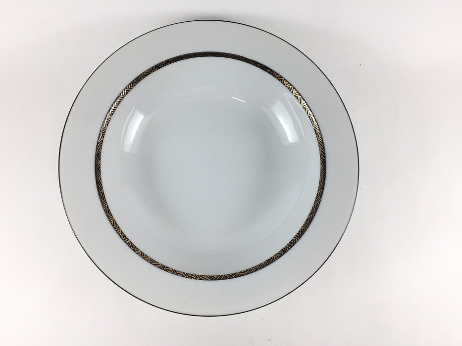 【SALE】リム21cm浅鉢　金彩(緑/黒/金)　肥前有田焼【訳あり】