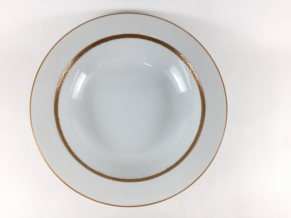 【SALE】リム21cm浅鉢　金彩(緑/黒/金)　肥前有田焼【訳あり】