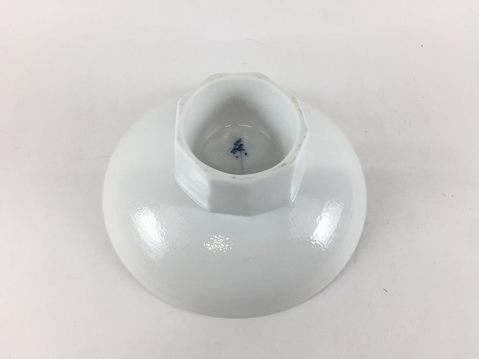 【SALE】14cm高台皿　藍銀刷毛　有田焼【訳あり】