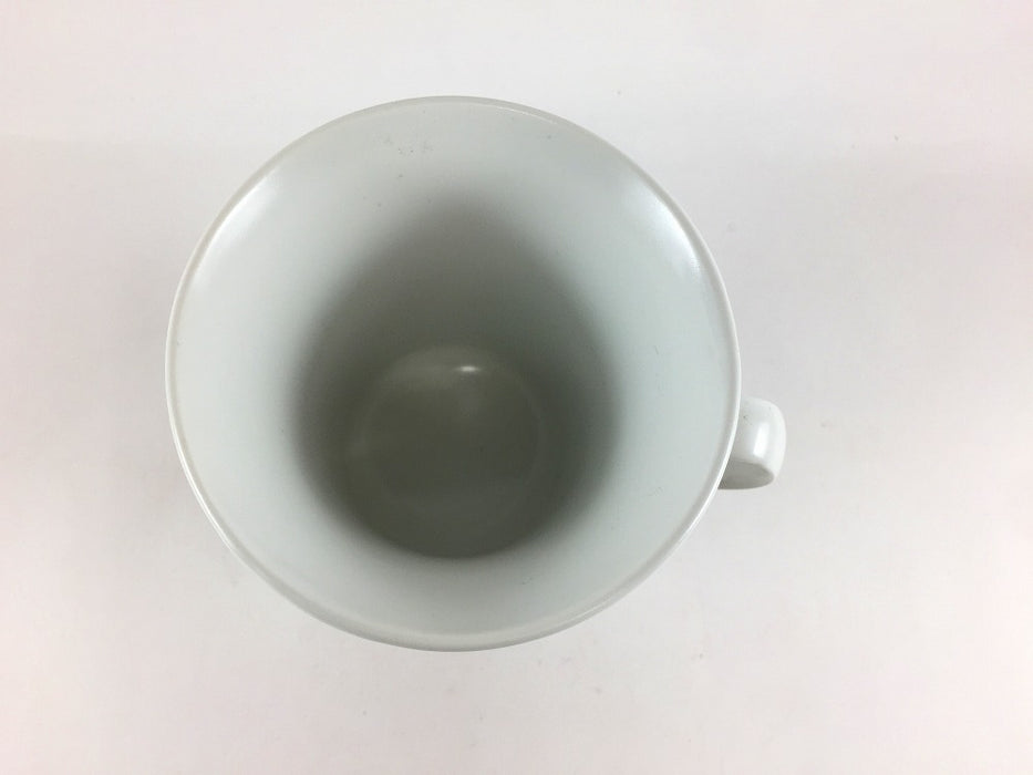 【SALE】350三ツ足マグカップ　白マット黒赤　350cc　有田焼【訳あり】