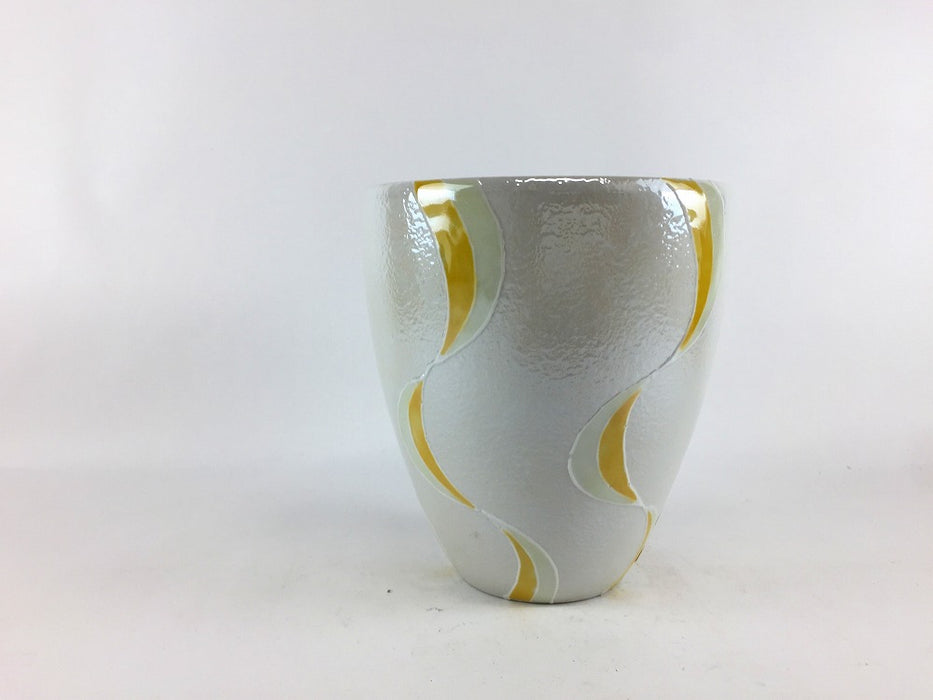 【SALE】二色流水黄 フロート小鉢　11cm　有田焼【訳あり】